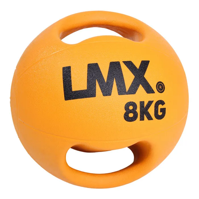 Lifemaxx LMX1250 Double Handle Medicine Ball