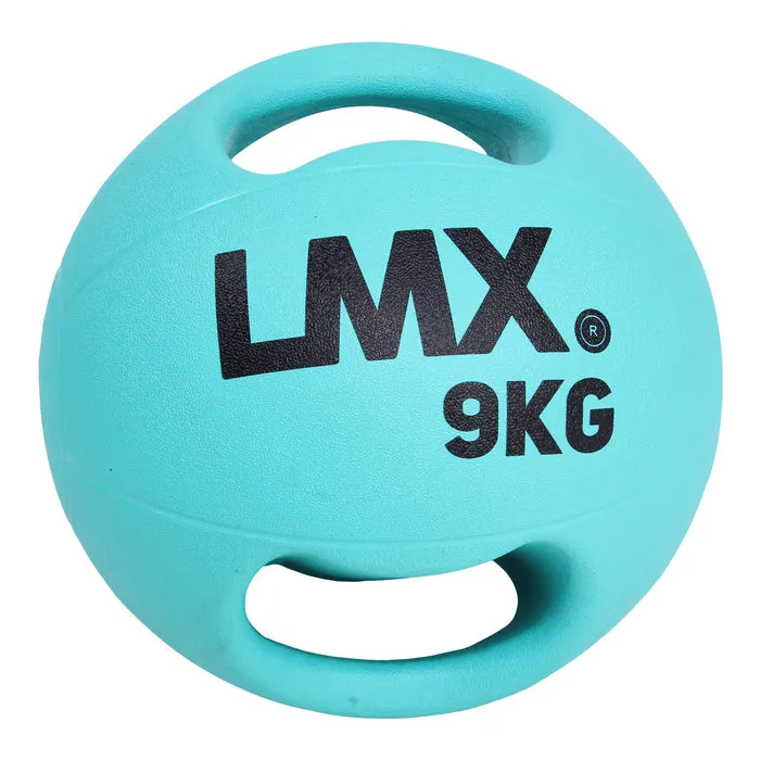 Lifemaxx LMX1250 Double Handle Medicine Ball