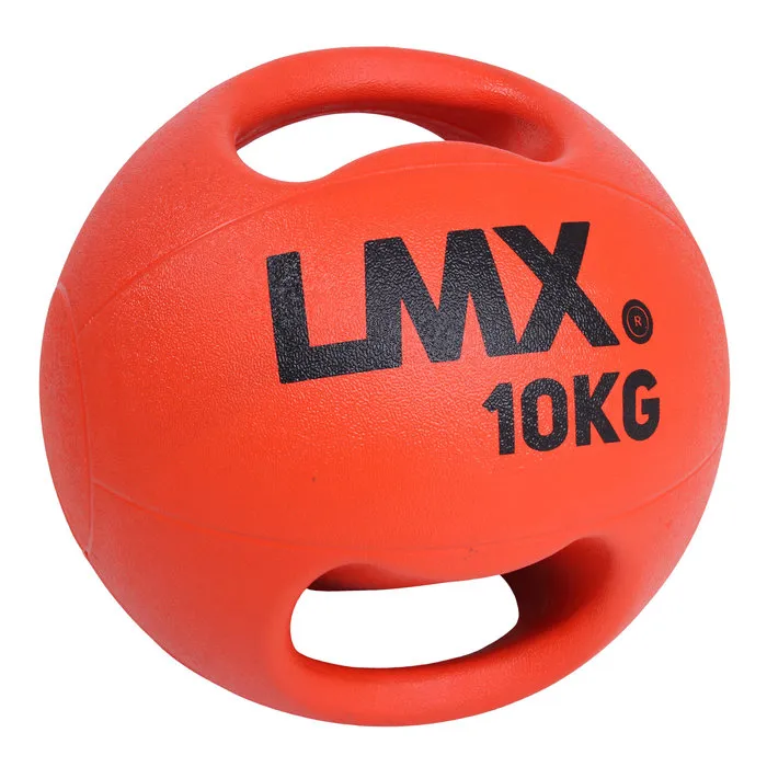 Lifemaxx LMX1250 Double Handle Medicine Ball