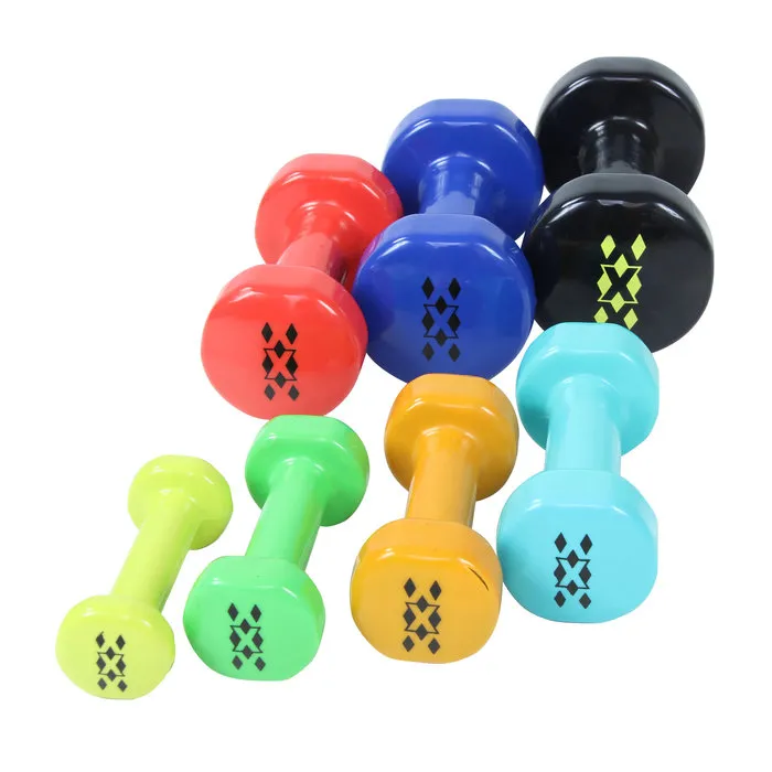 Lifemaxx LMX1150 Vinyl Aerobic Dumbells - per 2 stuks