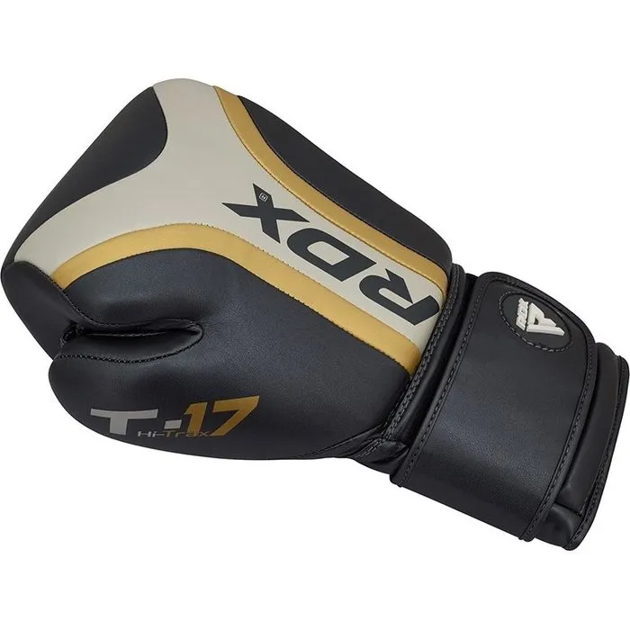 RDX Sports T17 Ayra Bokshandschoenen - Zwart/goud