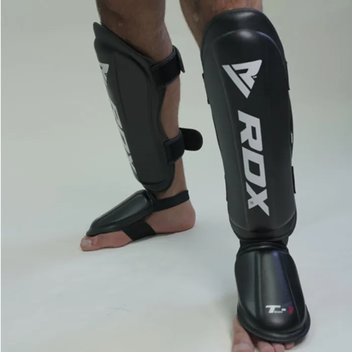 RDX Sports Shin Instep Molded KING - Zwart
