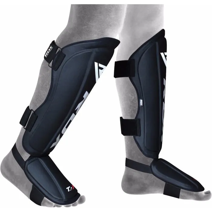 RDX Sports Shin Instep Molded KING - Zwart