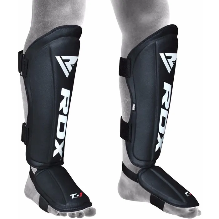 RDX Sports Shin Instep Molded KING - Zwart
