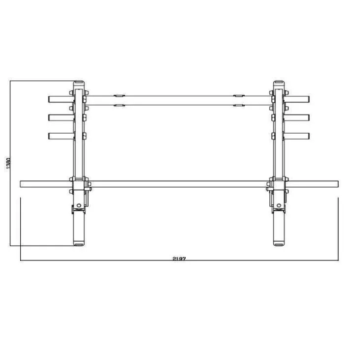 ProClubline Niet meer leverbaar - SSM-350 Smith Machine met contragewichten