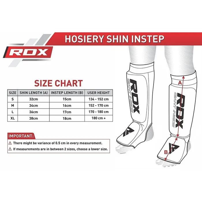 RDX Sports Hosiery Shin Instep Foam Zwart-Goud