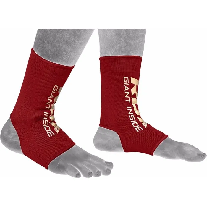 RDX Sports Hosiery Ankle Sleeve - Enkelbeschermer Rood