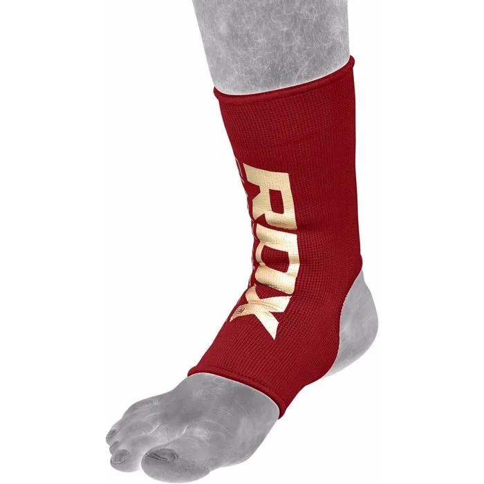 RDX Sports Hosiery Ankle Sleeve - Enkelbeschermer Rood
