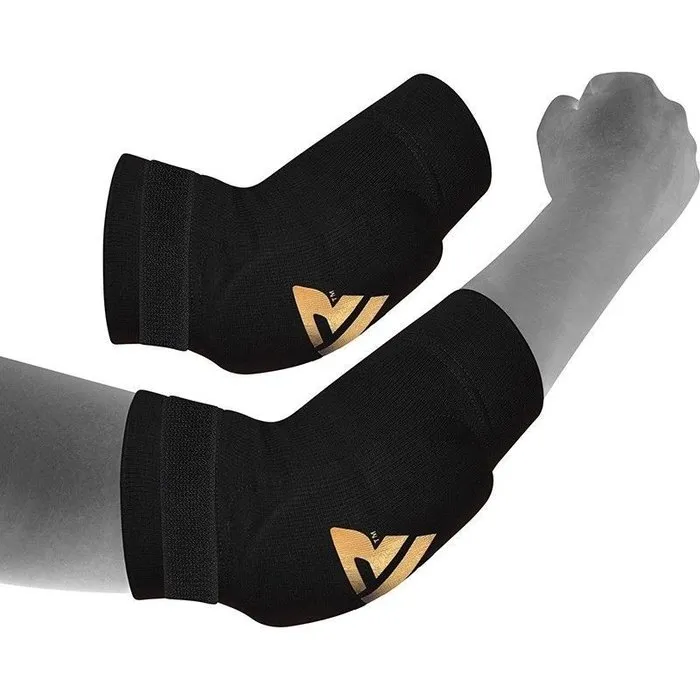 RDX Sports HY Elleboog pads zwart-goud