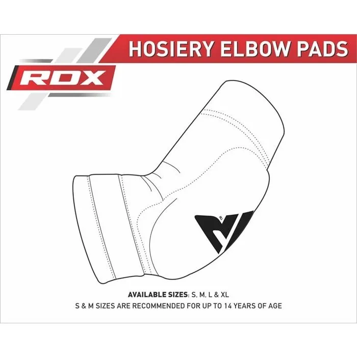 RDX Sports HY Elleboog pads zwart-goud