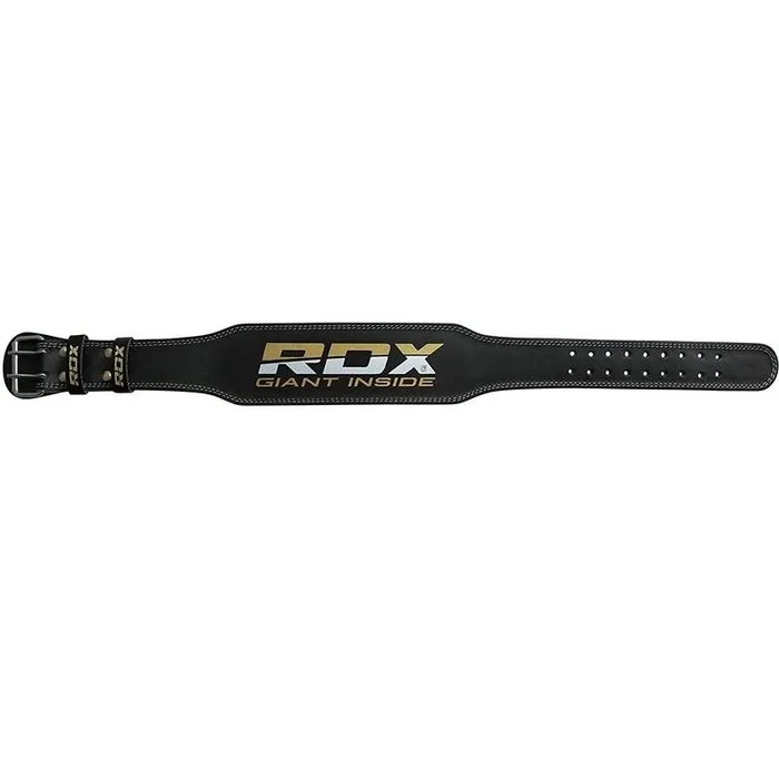 RDX Sports Gym Lederen Gewichtenhef Riem