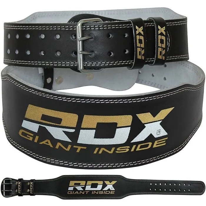 RDX Sports Gym Lederen Gewichtenhef Riem