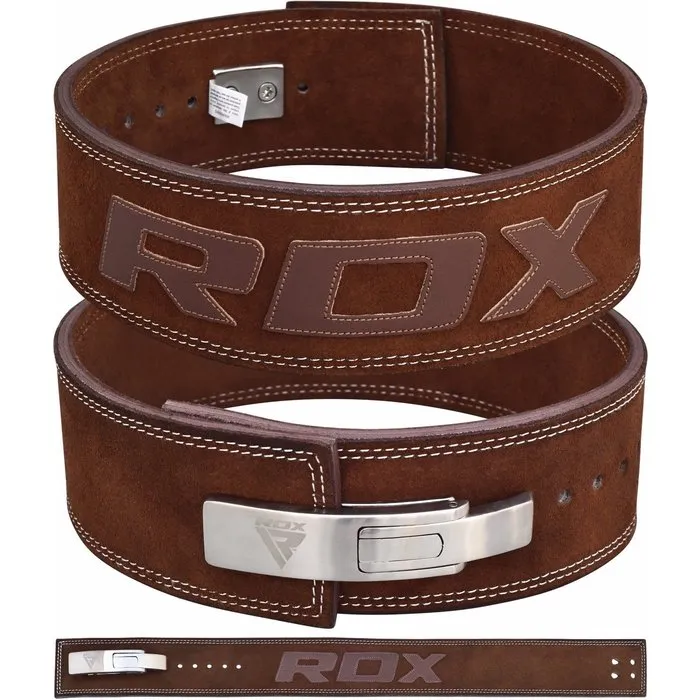 RDX Sports Powerlifting Leren Riem Pro - Met Gesp