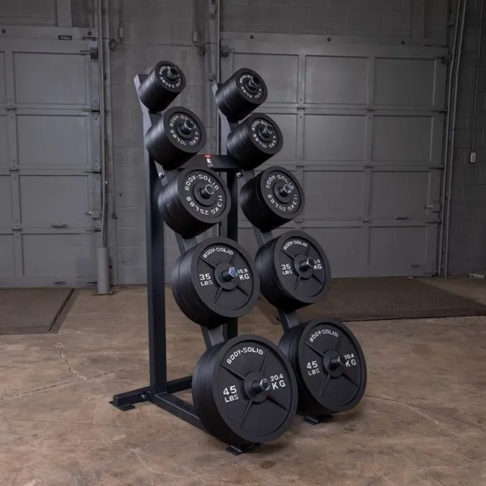Body-Solid GWT76 High Capacity Olympic Plate Rack