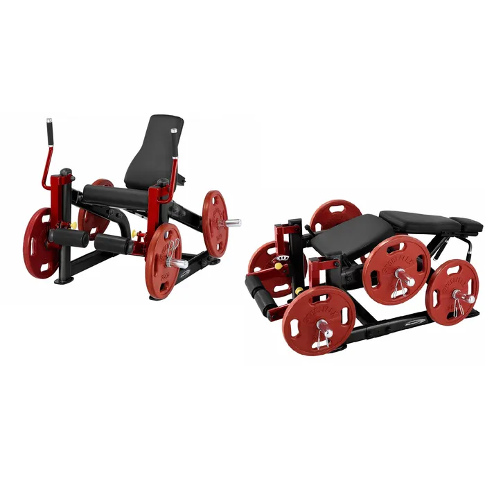 Steelflex Plate Loaded Leg Extension en Curl Combo Deal