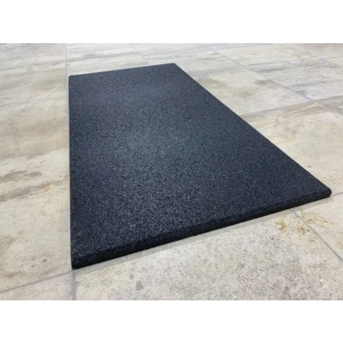 PTessentials High Density 1050 kg/m3 crossfit tegel 100x50 cm  - Zwart