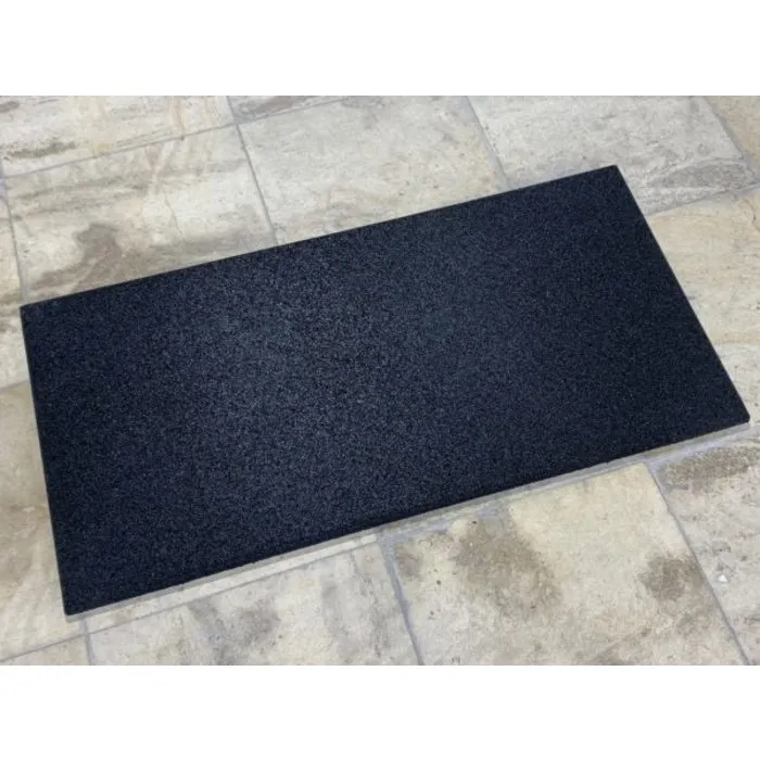 PTessentials High Density 1050 kg/m3 crossfit tegel 100x50 cm  - Zwart