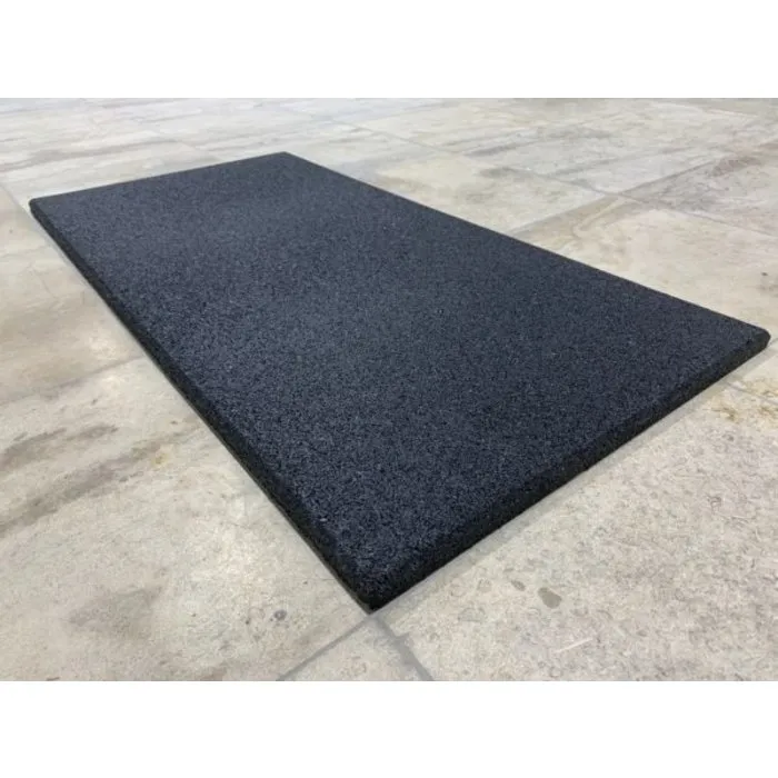 PT Essentials High Density 1050 kg/m3 crossfit tegel 100x50 cm - Zwart