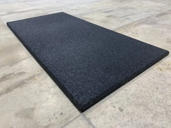 PT Essentials High Density 1050 kg/m3 crossfit tegel 100x50 cm - Zwart