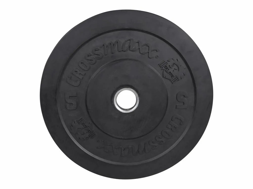 LMX 87 Bumper Plate Zwart - 5 kg