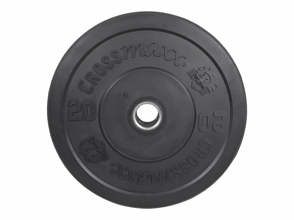 LMX 87 Bumper Plate Zwart - 20 kg