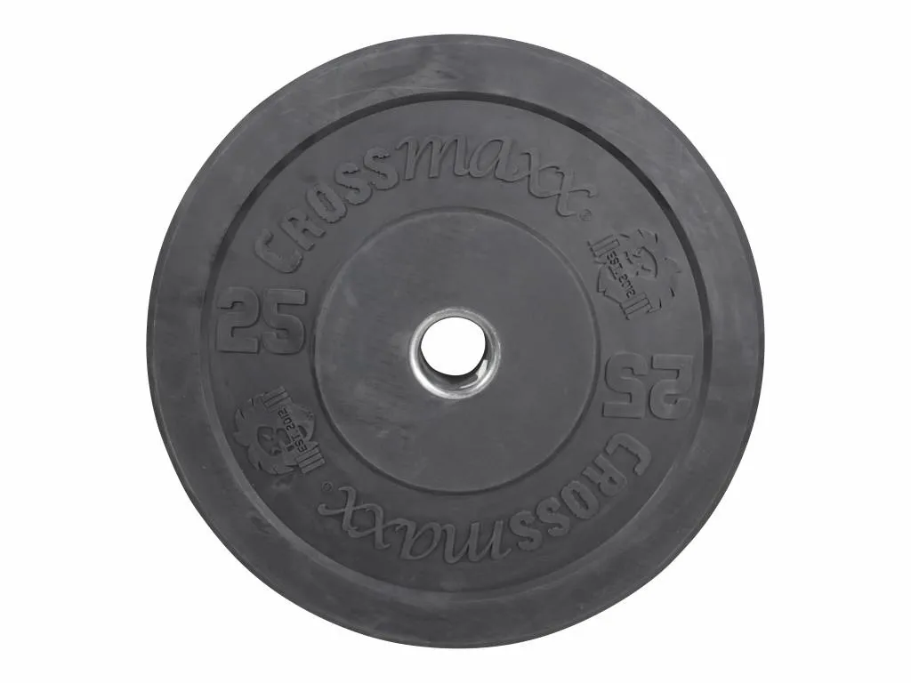 LMX 87 Bumper Plate Zwart - 25 kg