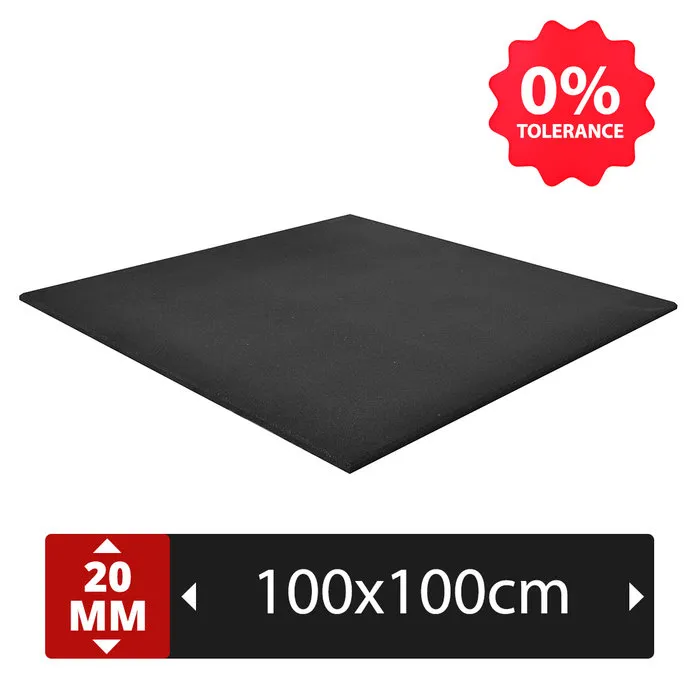 PTessentials High End 1050 kg/m3 crossfit tegel 100x100x2 cm - 0% tolerantie