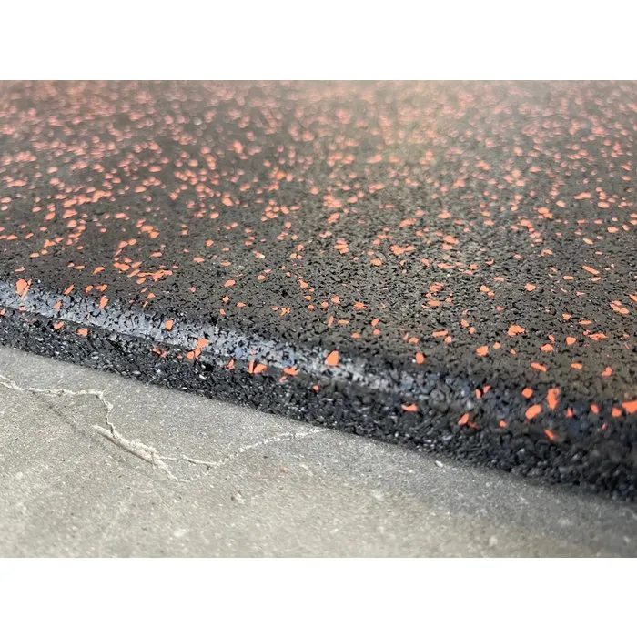 PTessentials Cross Pro vloertegel 100x100x2 met EPDM toplaag en flakes