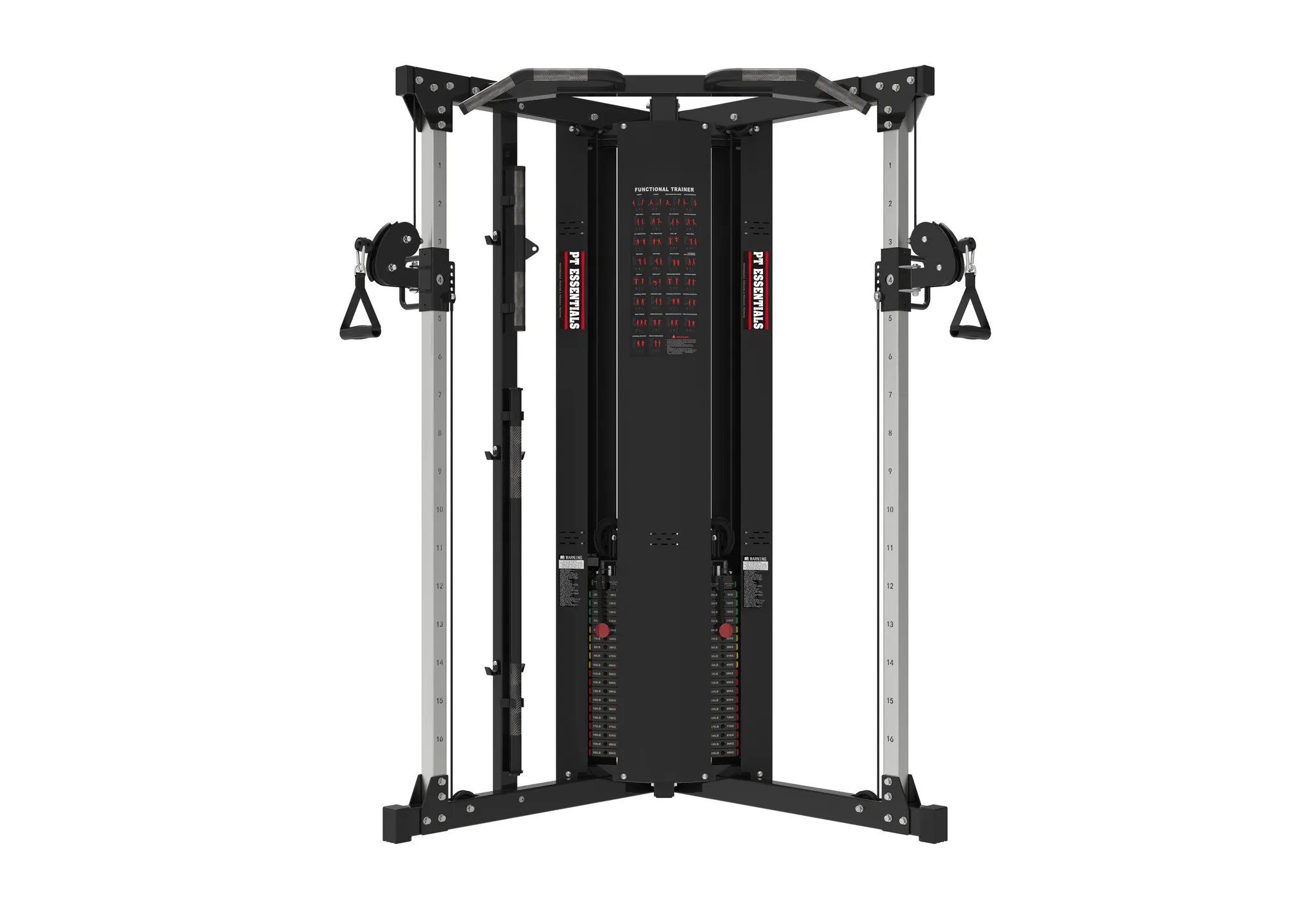 PRO Functional Trainer - 2 x 90 kg stack - Gratis Montage