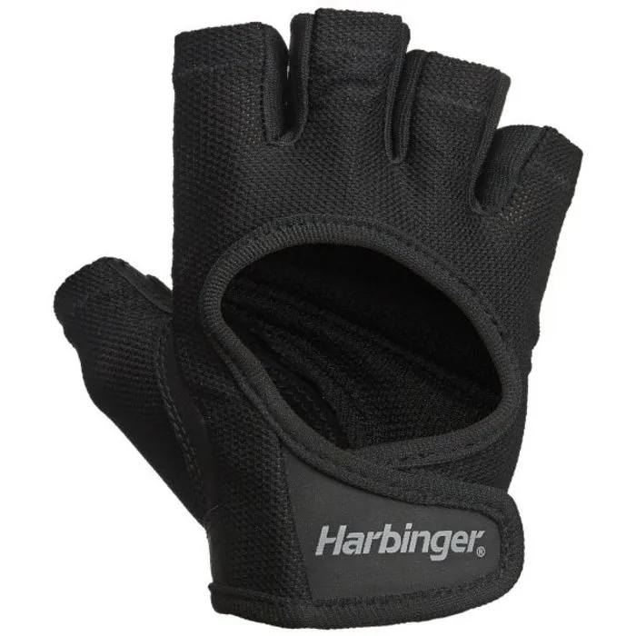 Harbinger Women's Power Stretchback Fitness Handschoenen - Zwart
