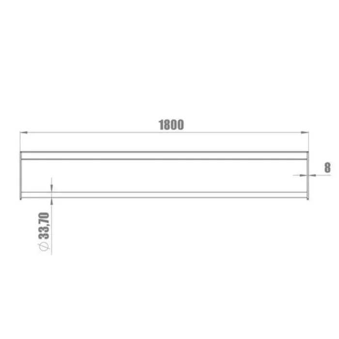PTessentials Standard Beam 1800 mm tube | dwarsverbinding