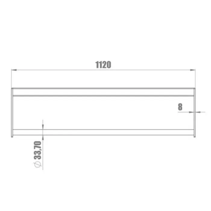 PT Essentials Standard Beam 1120 mm tube | dwarsverbinding