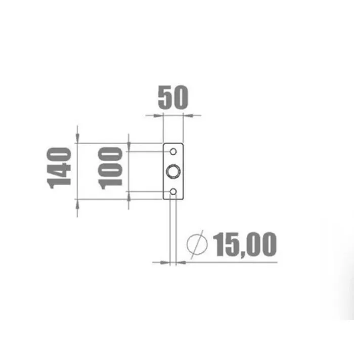 PT Essentials Single bar 1800 korte flens