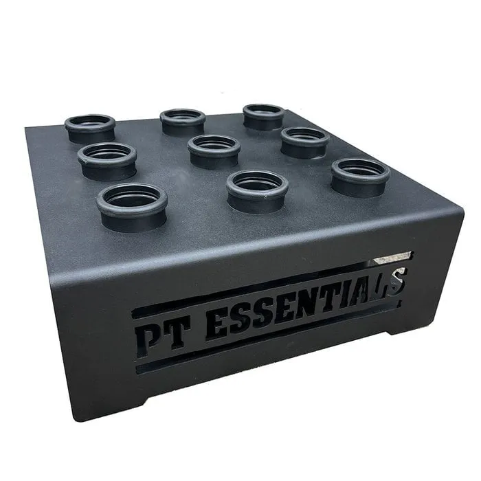 PT Essentials 9 Bar Holder laser logo