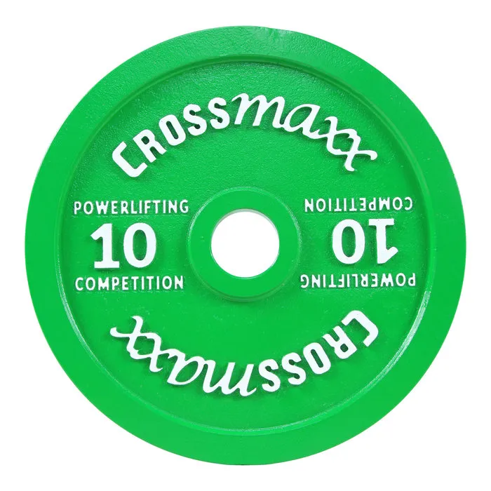 Crossmaxx LMX 99 gekalibreerde Competition Powerlifting Plates 50mm