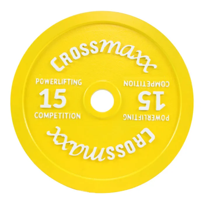 Crossmaxx LMX 99 gekalibreerde Competition Powerlifting Plates 50mm