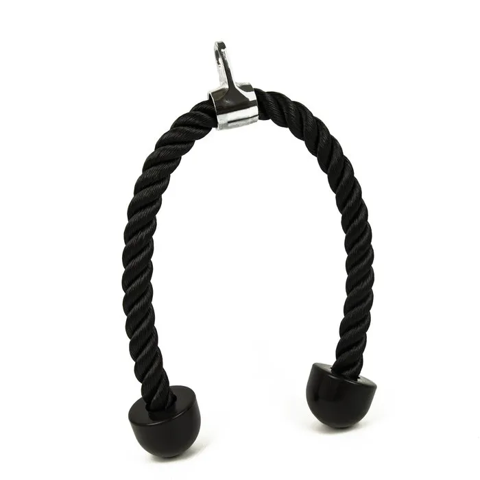 PTessentials TR20 PRO Black Dubbel Triceps Rope 70 cm