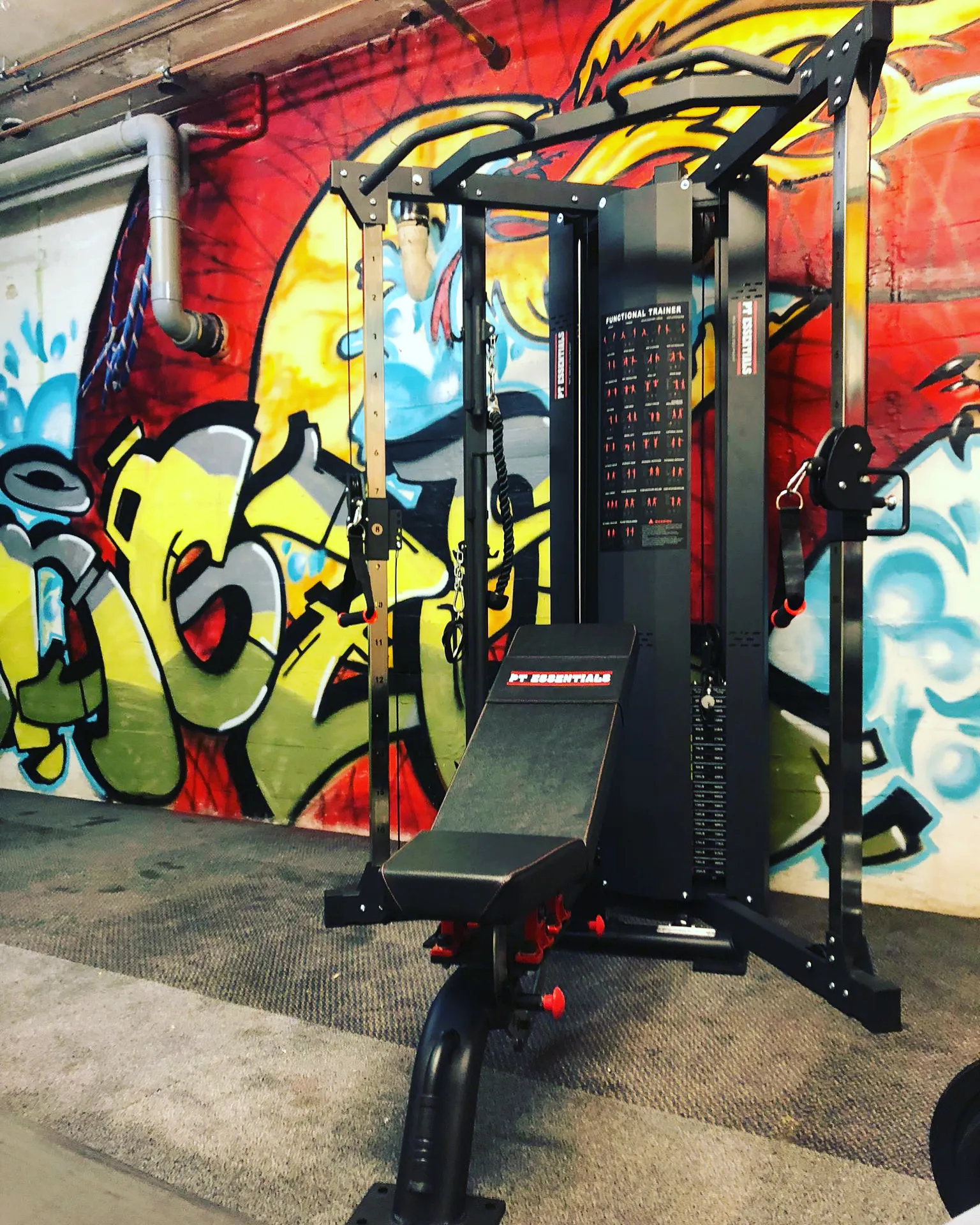 PT Essentials PRO Functional Trainer - 2 x 90 kg stack - Gratis Montage