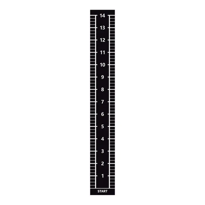 Lifemaxx LMX1374 Sprintrack 15 x 2 mtr met belijning