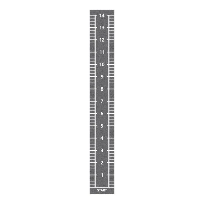 Lifemaxx LMX1374 Sprintrack 15 x 2 mtr met belijning
