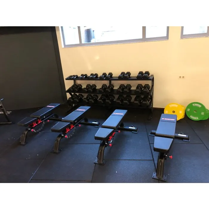 PT Essentials professionele fitnessapparatuur voor elke trainingsruimte - Pro Adjustable Bench - Full Commercial
