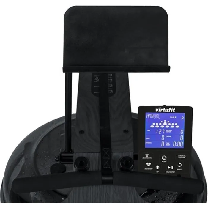 VirtuFit Elite Water Resistance Houten Roeitrainer - Black Edition