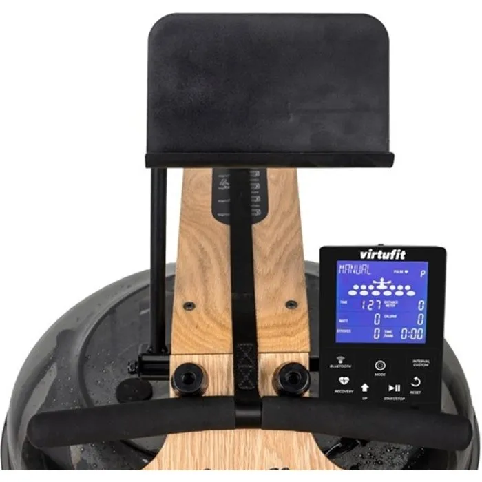 VirtuFit Elite Water Resistance Houten Roeitrainer - Hout/Oak