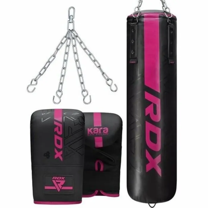 RDX Sports F6 Kara 3-in-1 Boksset Kunstleer