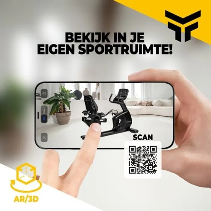 Flow Fitness Pro RB5i Recumbent Bike Ligfiets - Gratis Montage