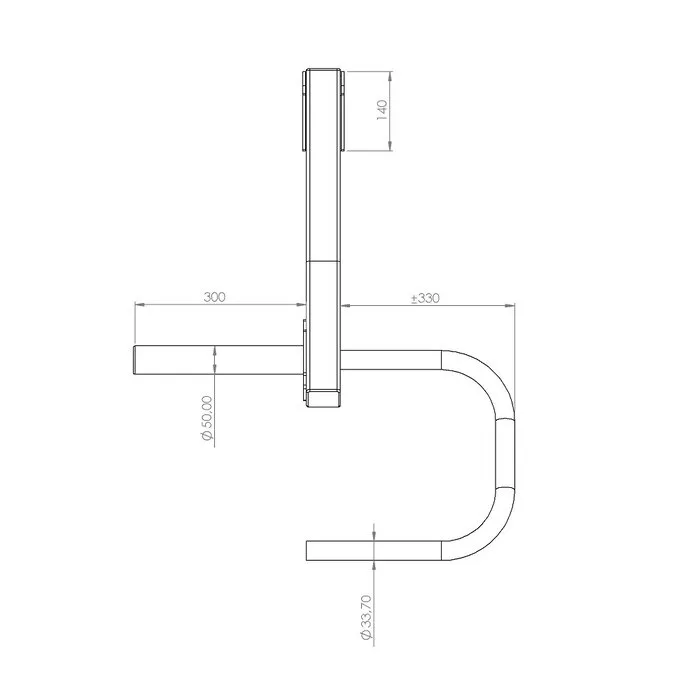 PT Essentials Jammer Arms voor PT Essentials Crossfit Rigs