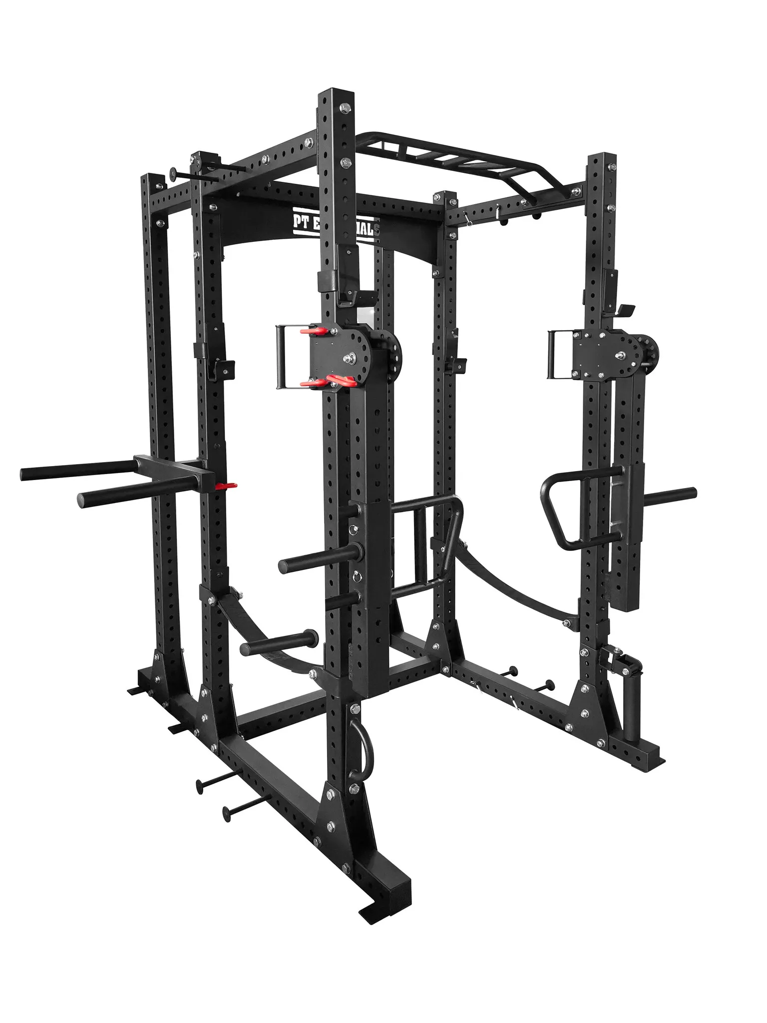 THE CAGE Power Rack met Jammer Arms