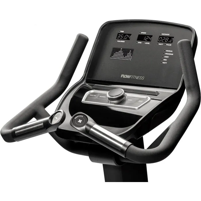 Flow Fitness Pro UB5i Upright Bike Hometrainer - Gratis Montage