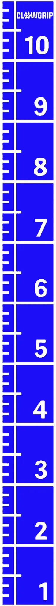 NUMBERS PRO Sprinttrack - Blauw-Wit