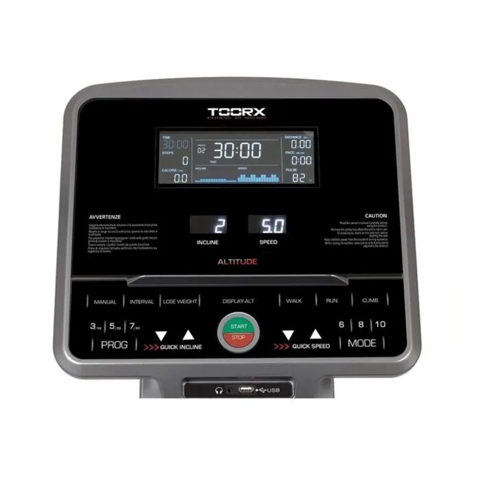 Toorx Altitude Klim Loopband - 40% incline